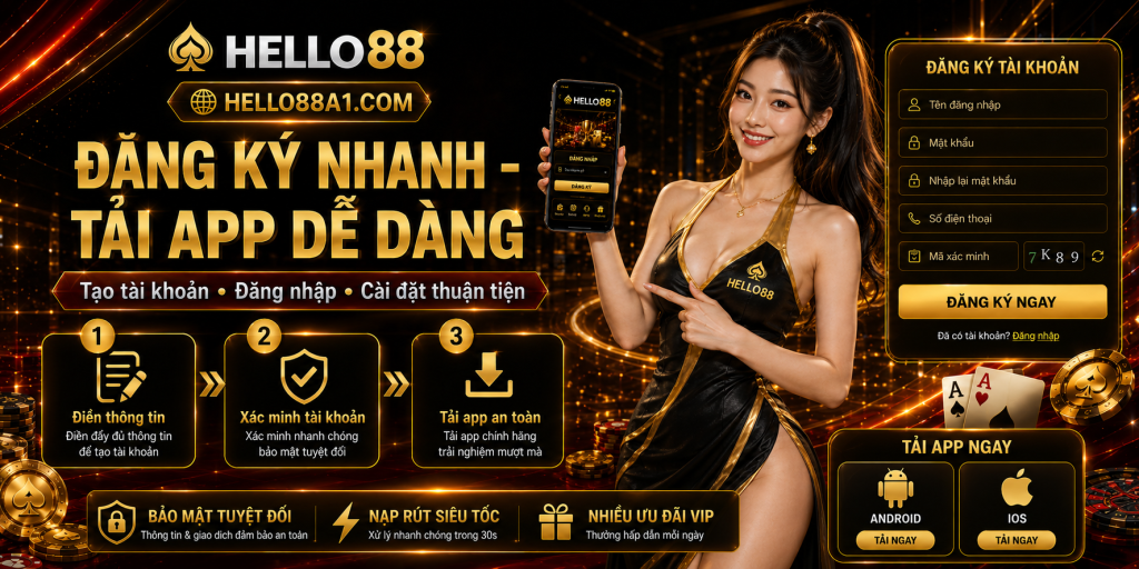 Hướng dẫn đăng ký nhanh tải app dễ dàng