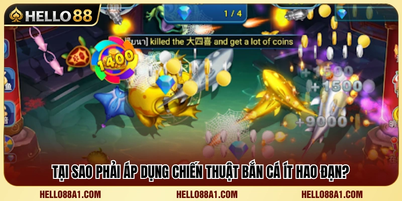 Lợi ích của việc tối ưu lượng đạn trong game bắn cá Hello88